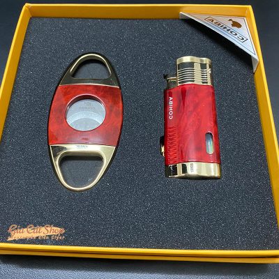 Bộ khò cắt cigar Cohiba CHB360 8 Bộ khò cắt cigar Cohiba CHB360