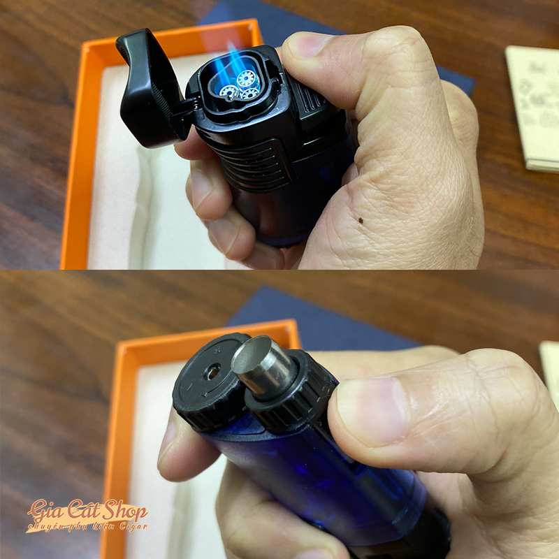 khò cigar 3 tia kèm đục Khò cigar 3 tia Lubinski