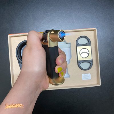 Bộ phụ kiện Cigar Jifeno khò cắt gạt tàn đơn
