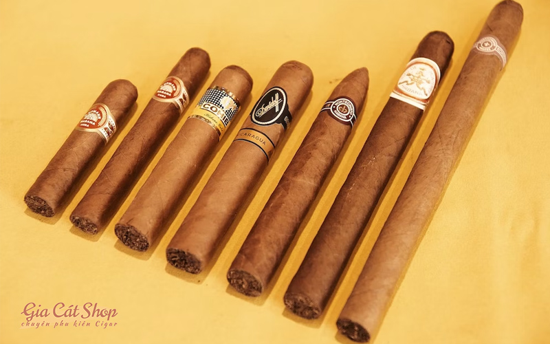 các dạng kích thước cigar 3 tiêu chí chọn khò cigar tốt anh em nên biết